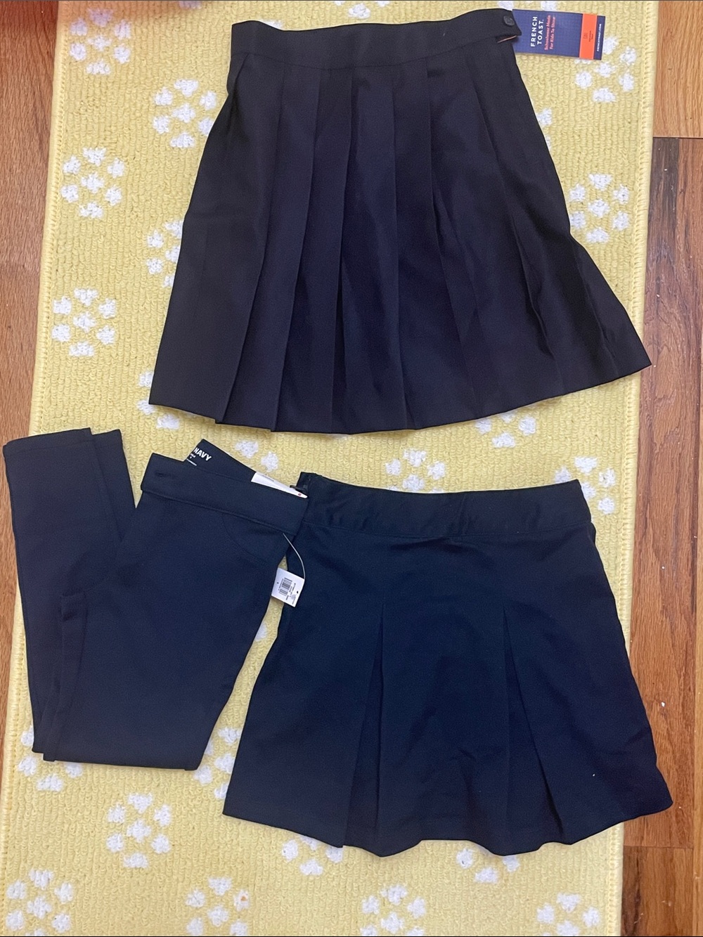 NEW 3 pcs Cat & Jack French Toast Old Navy Pants Skirt School Uniform  Girls 6